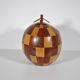 Coconut ice bucket in marquetry 1970