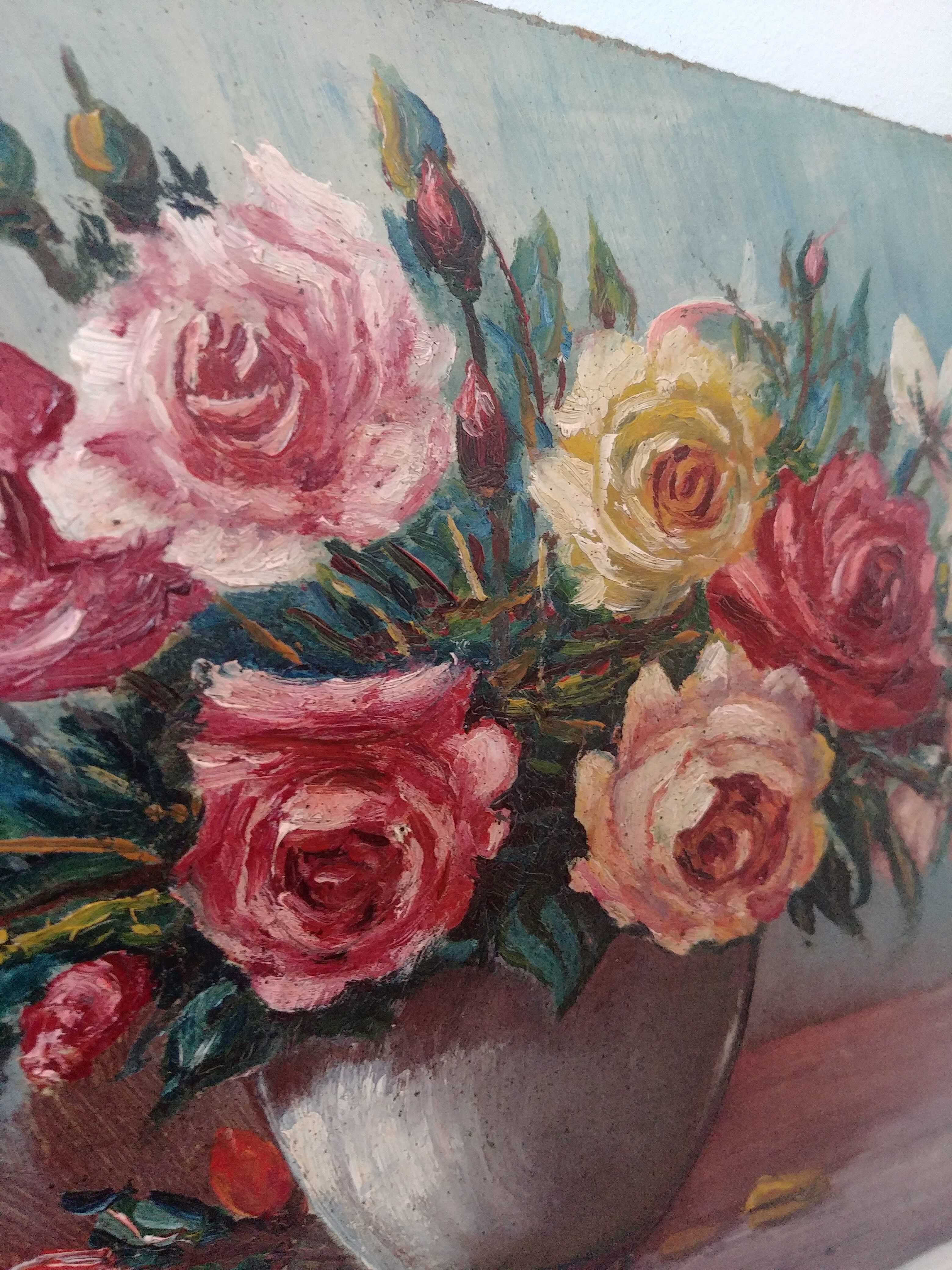 Painting flowers