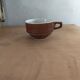 Lot de six tasses de bistrot style Apilco