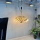 Vintage brass Italian sputnik chandelier