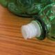 Carafe Italian bottle in vintage green empoli glass