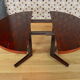 Scandinavian round table by John Mortensen vintage 1960 rio rosewood