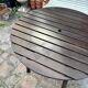 EMU dark wood garden furniture set - 2 folding armchairs and 1 table