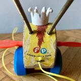 Fisher-Price wooden pull toy - Queen Buzzy Bee -1960