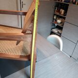 Roger Landault designer wooden cane armchair