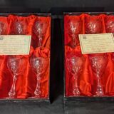 Twelve water glasses from baccarat cristallerie