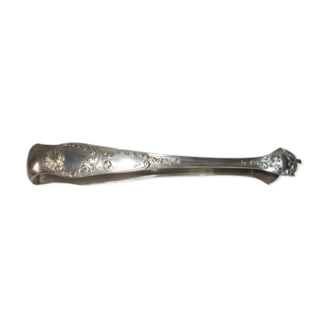 Pince à sucre en métal argenté