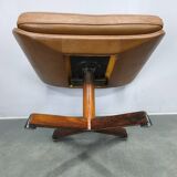 MS68 Lounge Chair and Ottoman by Madsen & Schubell, 1960s