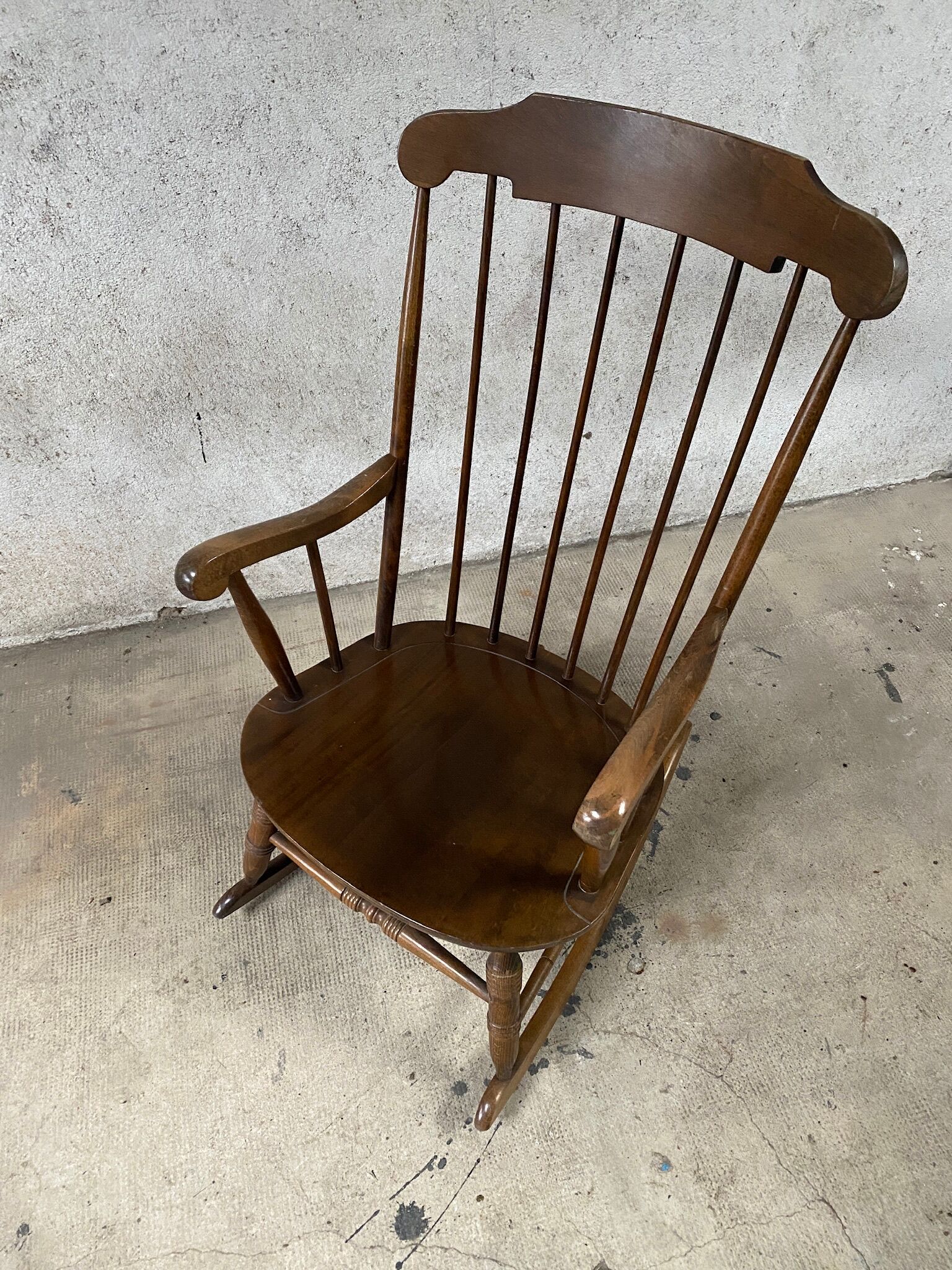 Old rocking-chair of the 50s