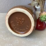 Vase fat lava Scheurich west Germany