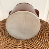 Stoneware pot with lid