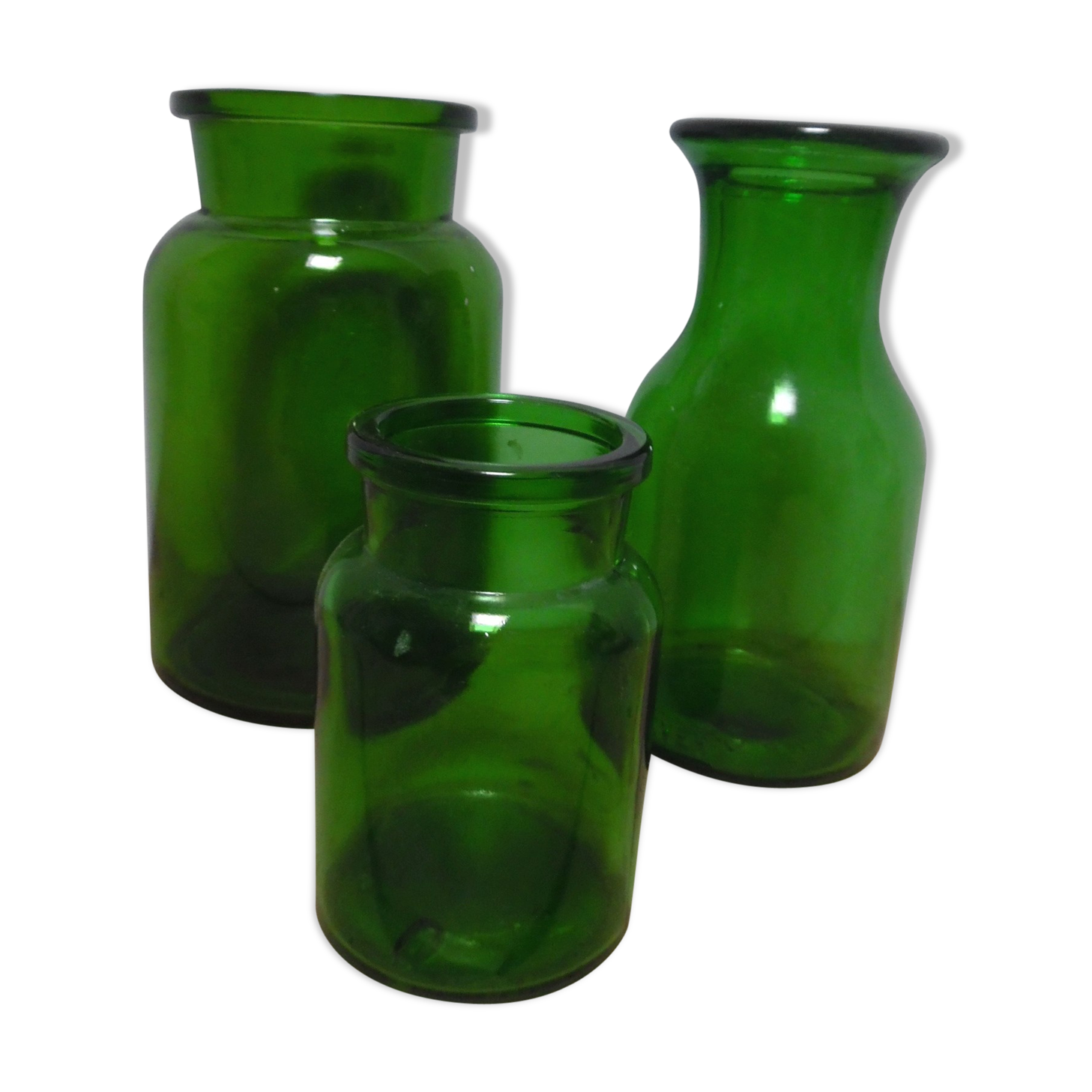 three vials to pharmacy