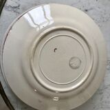 Set of 6 mismatched hollow plates longchamp and hbcm model mulhouse years 40-50