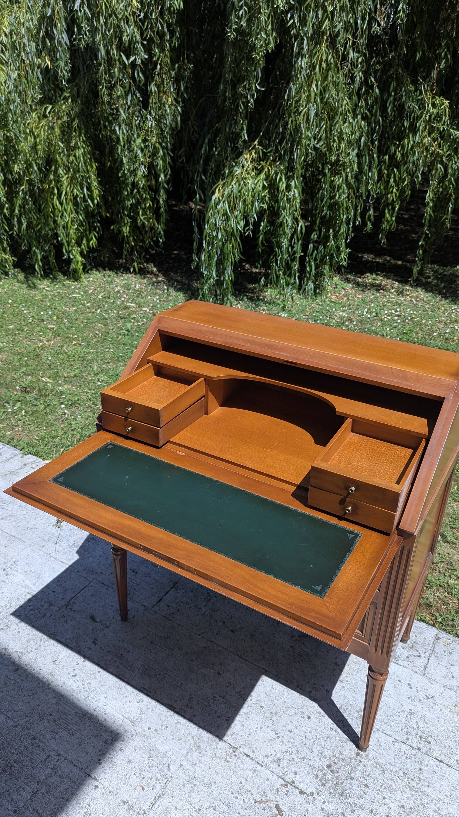 Slope secretary / Louis XVI style desk in wood – Very good condition