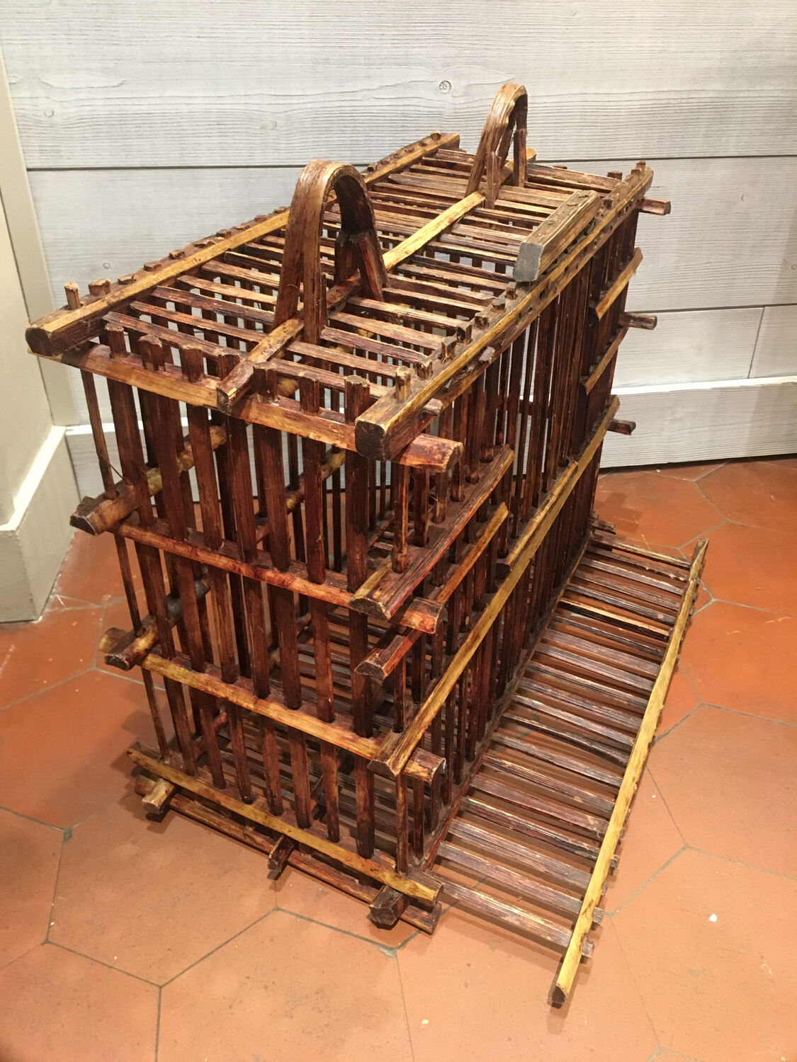 Bamboo bird cage