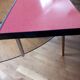Vintage red formica shelf
