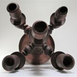 Chandelier solid wood turned stamped