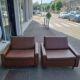 Pair of vintage sofa beds