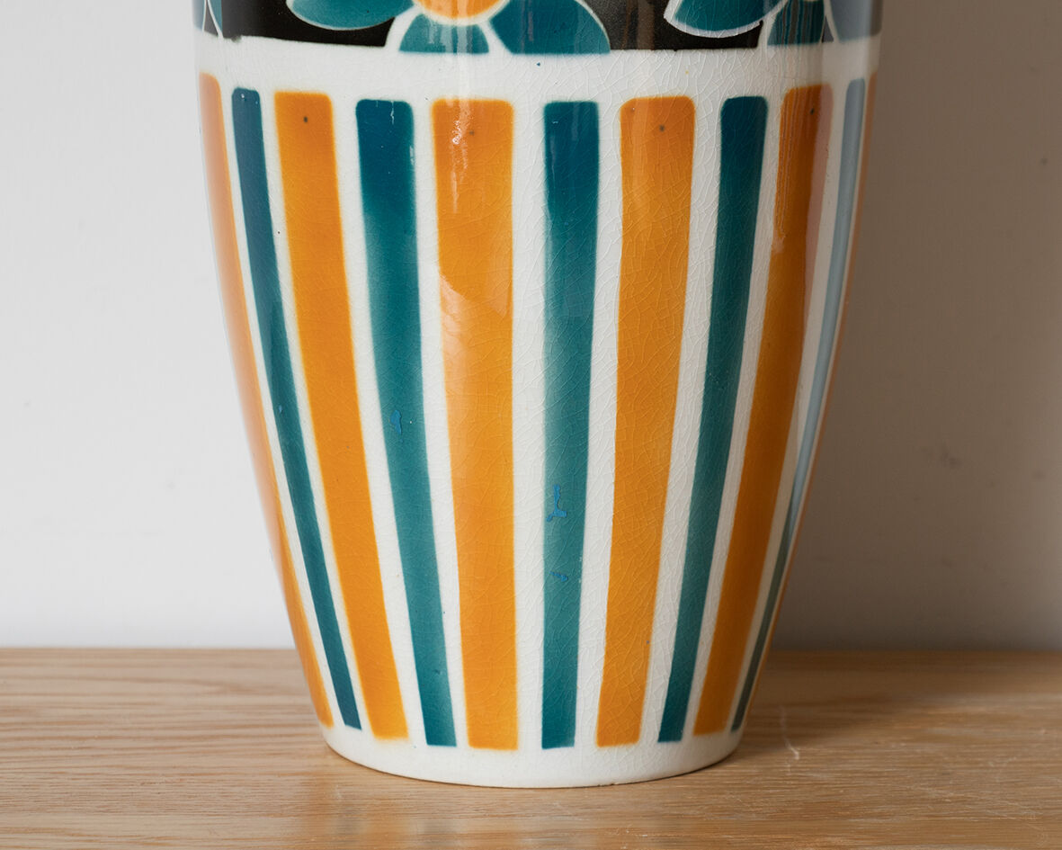 Pair of art deco vases