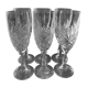 6  coupes de champagne en cristal