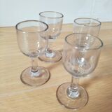 Set of 4 liqueur glasses