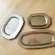 Vintage stainless steel serving dishes, Létang Rémy