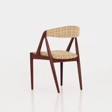 Set of four teak chairs, Danish design, 1970s, designer: Kai Kristiansen