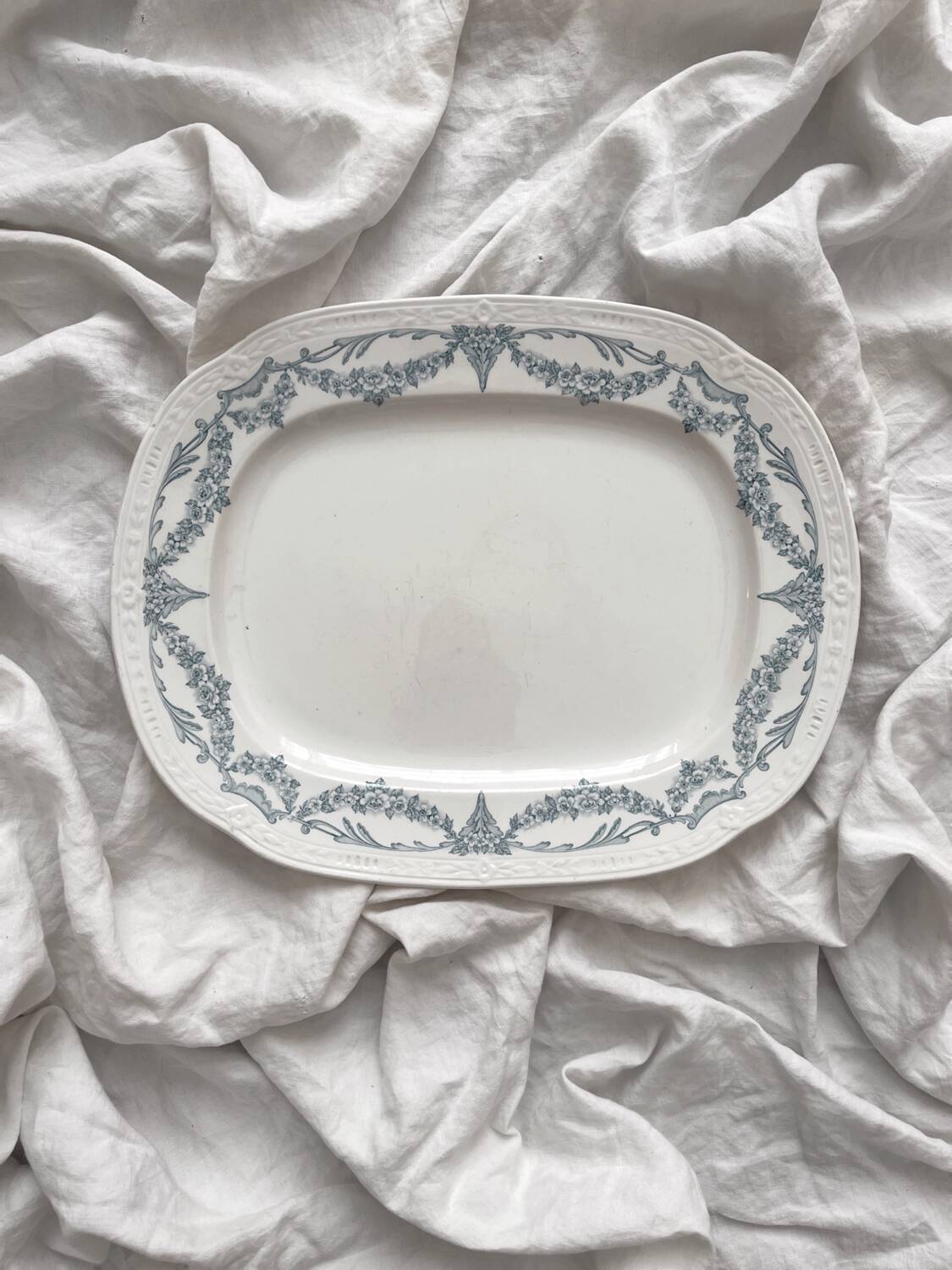 Iron earth dish “Louis XVI” U&C Sarreguemines