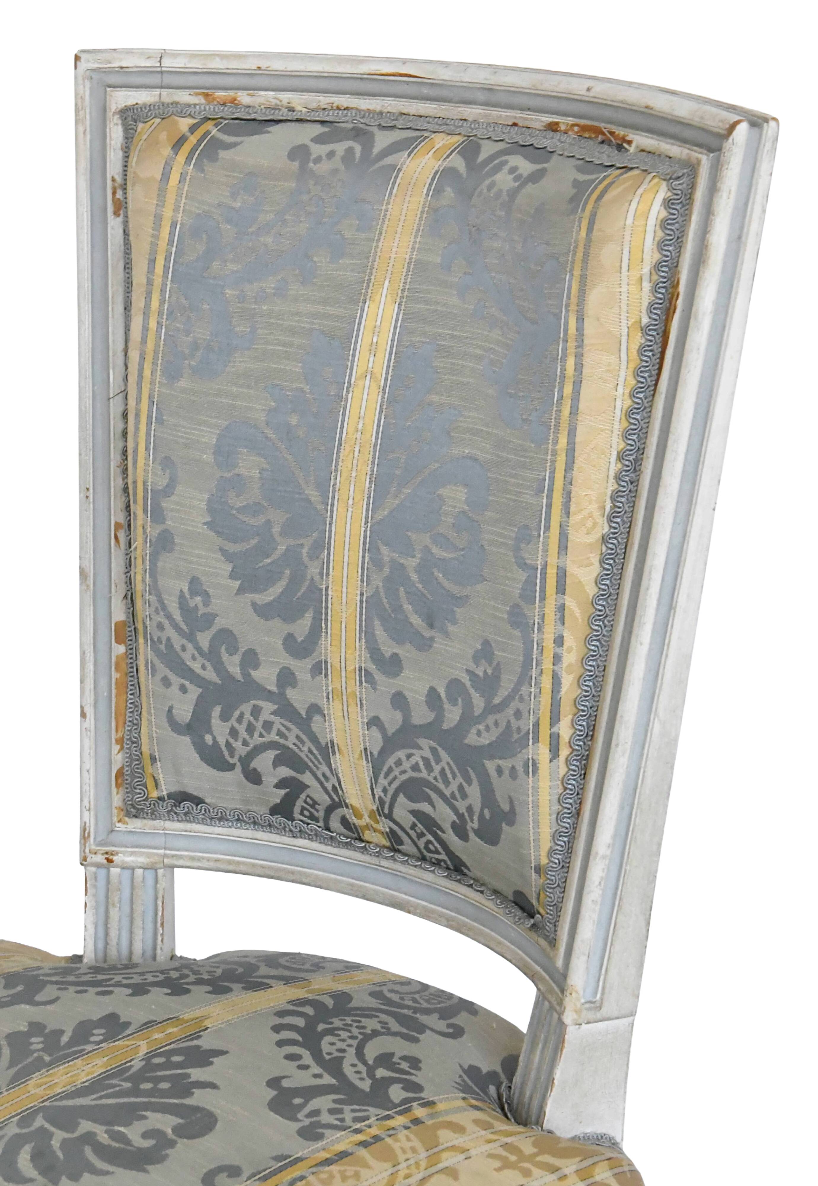 Set of 4 Louis XVI style chairs