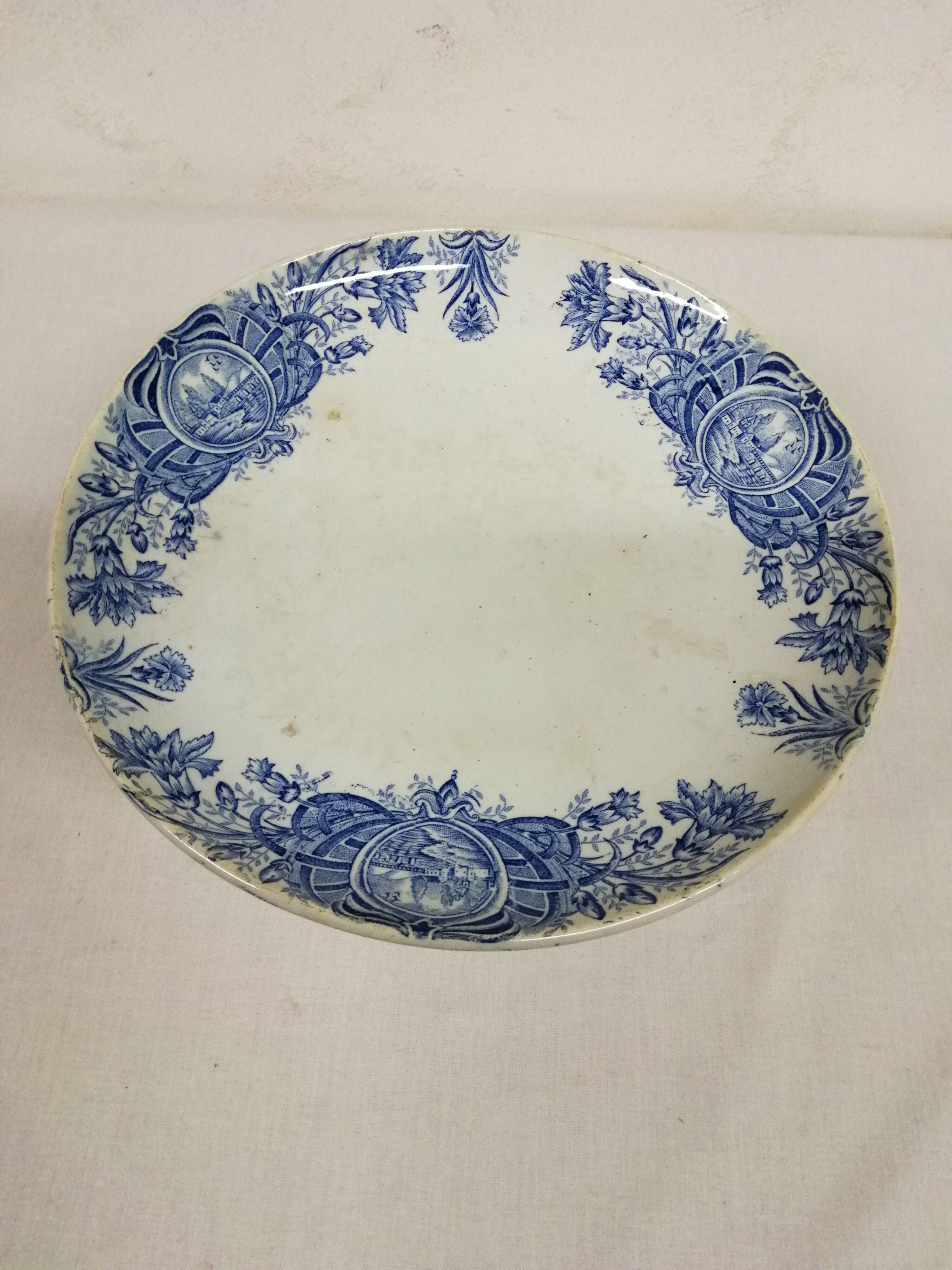 Old earthenware fruit bowl, Persian model