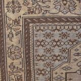 Brown Handmade Tribal Oushak Rug sku2333