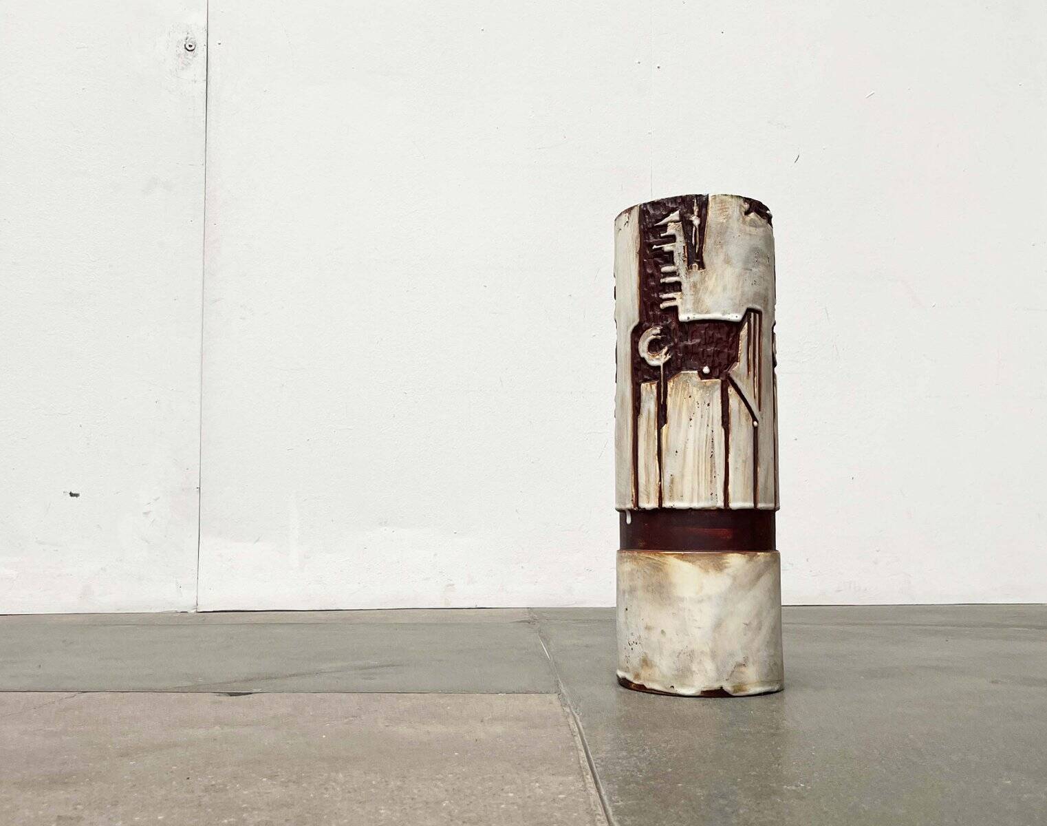 Mid-Century Modern German Studio Pottery Floor Vase by Helmut Friedrich Schäffenacker for Schäffenacker Keramik, 1960s