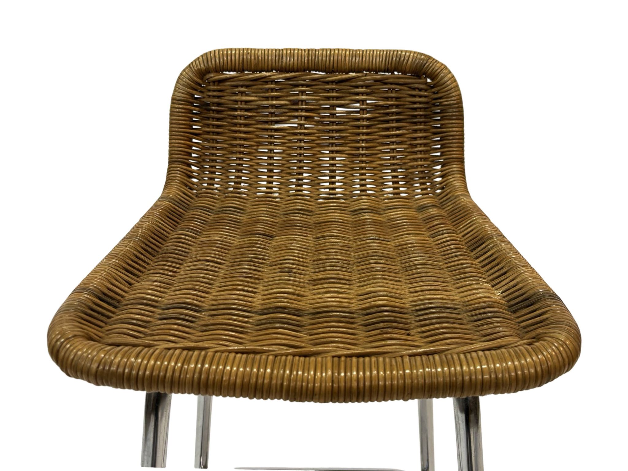 Set of 4 vintage bar stools Dirk van Sliedregt Rohe Noordwolde 1960's