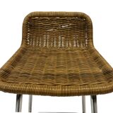 Ensemble de 4 tabourets de bar vintage Dirk van Sliedregt Rohe Noordwolde 1960
