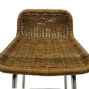 Set of 4 vintage bar stools Dirk van Sliedregt Rohe Noordwolde 1960's