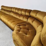 Midcentury modular sofa vintage 'Golden hour'