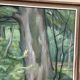 Original Swedish Oil on Canvas – "Path through the Forest" by H.J. Larsson – Signed, Vintage and Framed – 70 x 50 cm (27.5 x 19.6 inches)