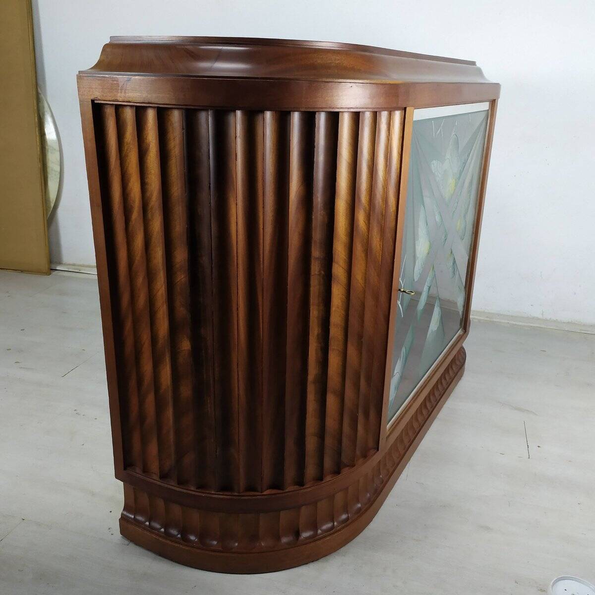 Vitrine argentier art déco, 1930s