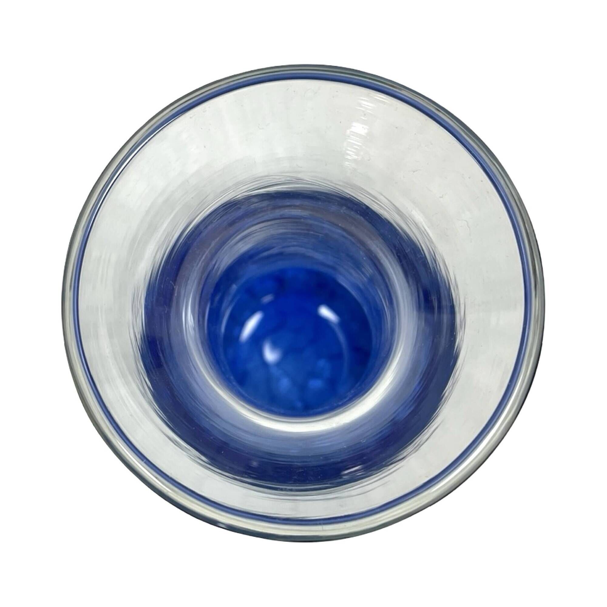 "Flirt" Glass Vase by R&B Ritzenhoff Breker – Cobalt Crackle Glass – 1990s