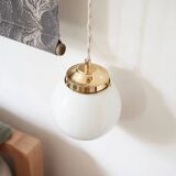 White opaline lamp