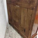 Louis Philippe bookcase in walnut