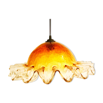 Mazzega murano hanging lamp 1960