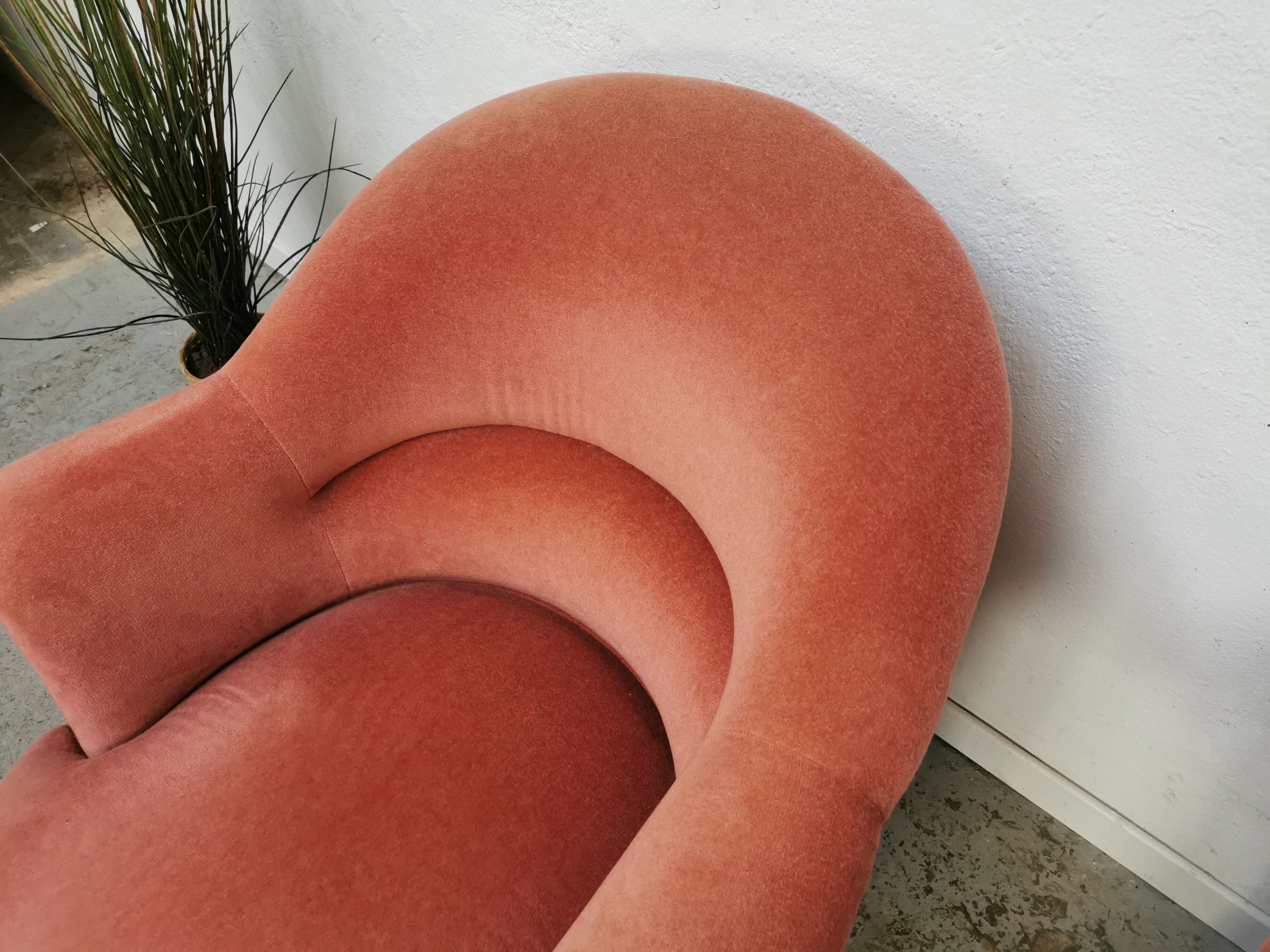 Paire de fauteuils crapaud vintage