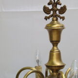 6 brass chandelier branches dutch style