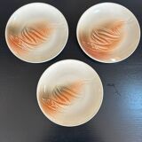 6 Saint Amand plates