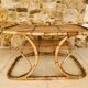 Table basse vintage en bambou et rotin dans le goût de Tito Agnoli, circa 1960