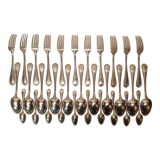 Cutlery part in silver metal christalba