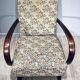 Paire de fauteuils vintage Halabala H 227 Art Déco