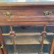 English Regency solid wood display cabinet