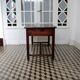 Table de ferme bois foncé